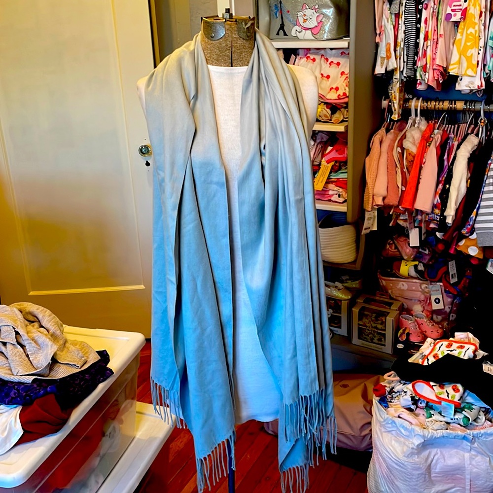 Gray Shawl or Scarf